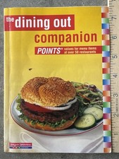 Weight Watchers WW Winning Points Dining Out Companion Book 1999 Point Values