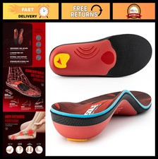 High Arch Support Insoles for Plantar Fasciitis Relief, Heavy Duty Orthotics for