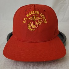 Vtg U.S. Marine Corps SnapBack Cap Trucker Hat