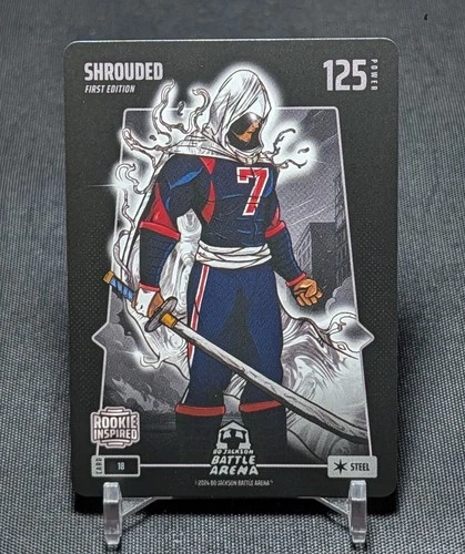 C.J. Stroud SHROUDED Steel Rookie RC 2024 Bo Jackson Battle Arena Card 18 Texans