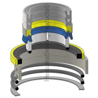 386-6092 Hydraulic Seal Kit For Caterpillar 950M Wheel Loader Fork Cylinder