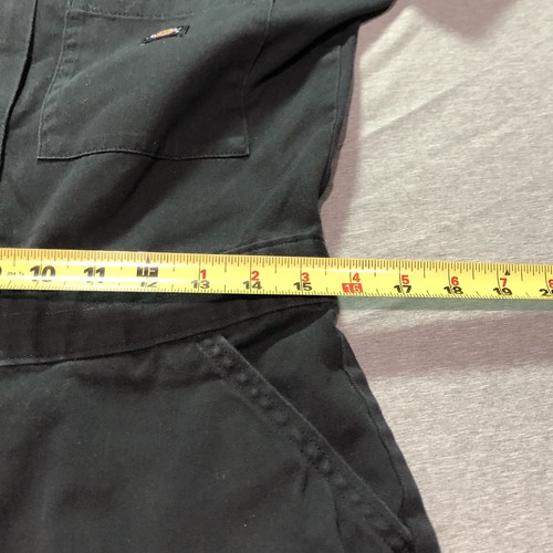 Dickies Coverall Jumpsuit Men's Medium 31x17 Long Sleeve Workwear Mechanic Blue - Picture 10 of 15