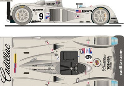1:43 Bbr Cadillac Northstar Lmp 24H Dayton 2000 Bausatz PJ235 Modell