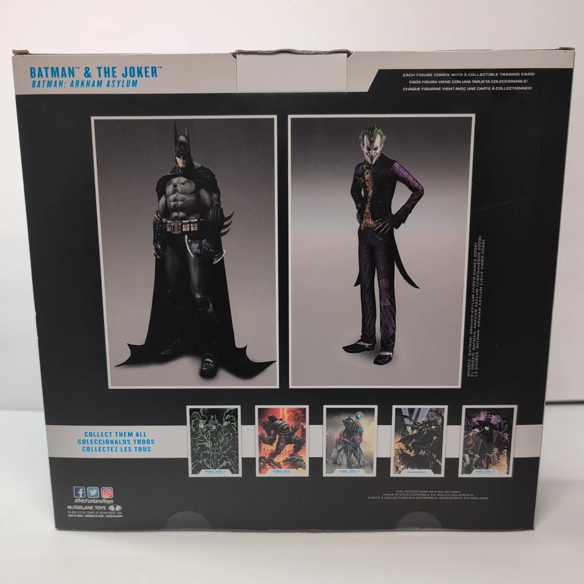 McFarlane DC Multiverse Batman The Joker Arkham Asylum 2-Pack Walmart Exclusive