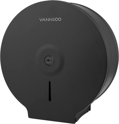 Commercial Jumbo Toilet Paper Dispenser, Wall Mount Stainless Steel 9 Black 