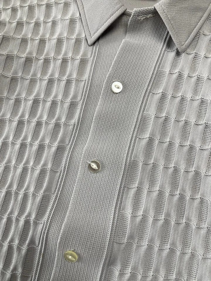 True Vintage 1970s Gaucho Original Pleated Collared Button-Up Cardigan Large - Image 3 of 4