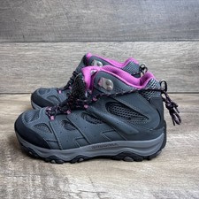 Merrell Moab 3 Mid MK165703 Kids US 6 Hiking Boot Granite Berry Lace Up Boot