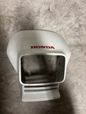 HONDA HEADLIGHT SHROUD FENDER 93-2024 XR650 L OEM ROSS WHITE 87125-MY6-A80ZB
