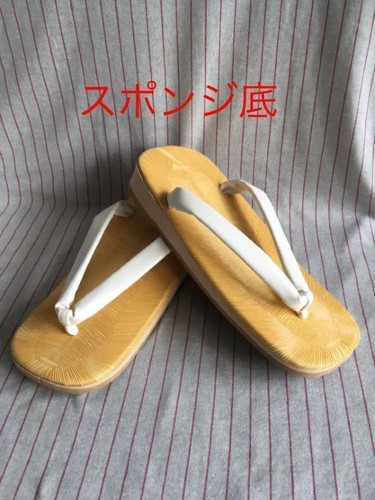 Men'S Sandals, Setta, Sponge Sole, White, Ll Size, Made In Japan 1004
