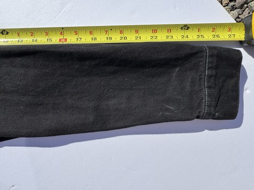 Lurking Class By Sketchy Tank Black Denim Jacket Size Medium - Picture 8 of 11