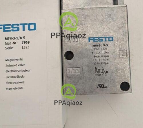 1PC New FESTO MFH-3-1/4-S 7959 Solenoid Valve Free Shipping - Picture 1 of 3