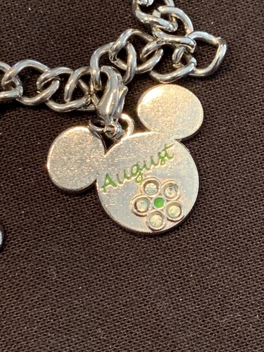 Disney Princess Bettelarmband Mickey Mouse Minnie 7 1/2" Strass Vintage - Bild 4 von 12