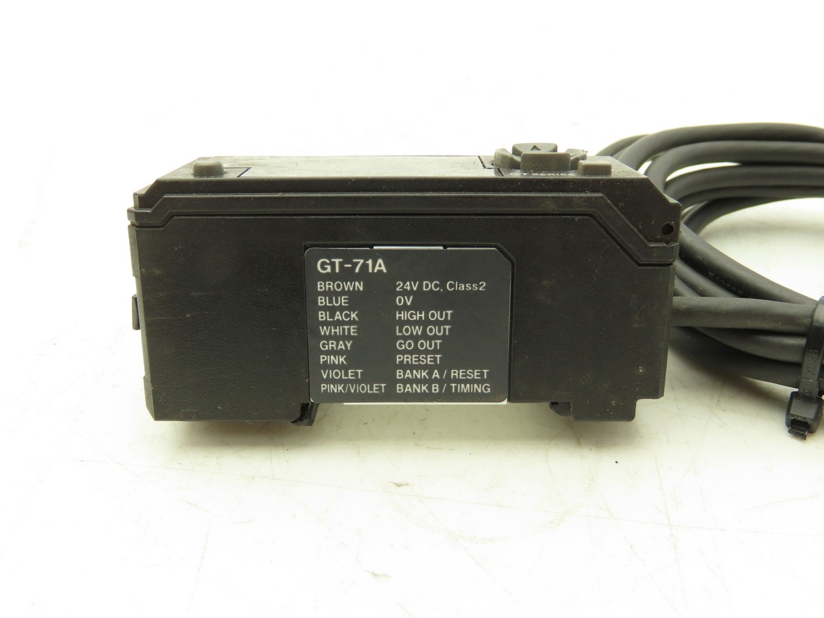 Keyence GT-71A Contact Sensors Amplifier 24vDC Lot 2 | eBay