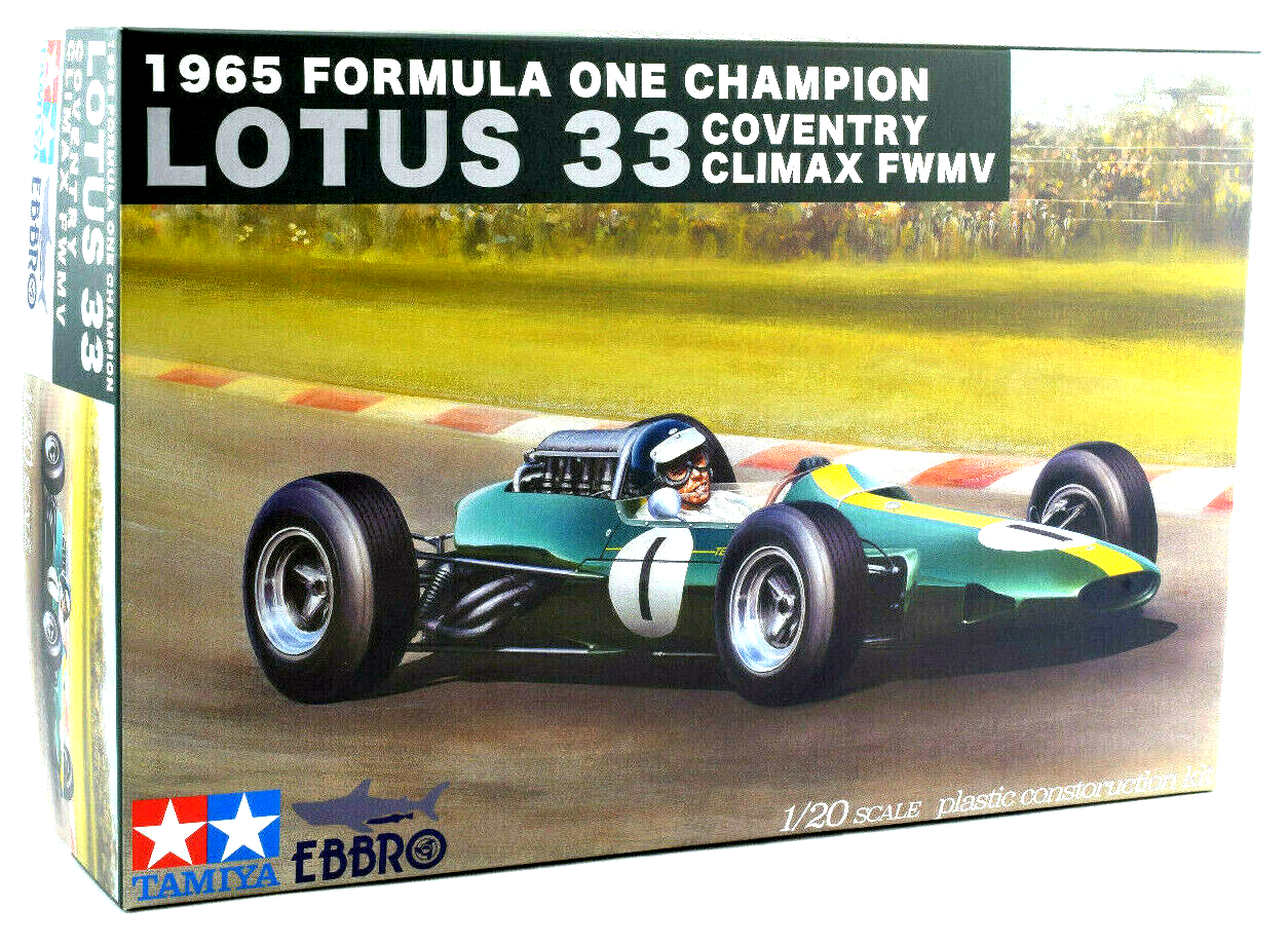 EBBRO 1:20 KIT AUTO F1 TEAM LOTUS TYPE 33 COVENTRY CLIMAX FWMV  1965       20027