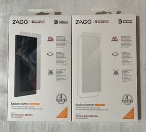 ZAGG InvisibleShield Samsung Galaxy S22 Ultra Fusion Curve Screen Protector