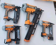 Lot 4 RIDGID Round-Head Framing Nailer For Parts Or Not Working