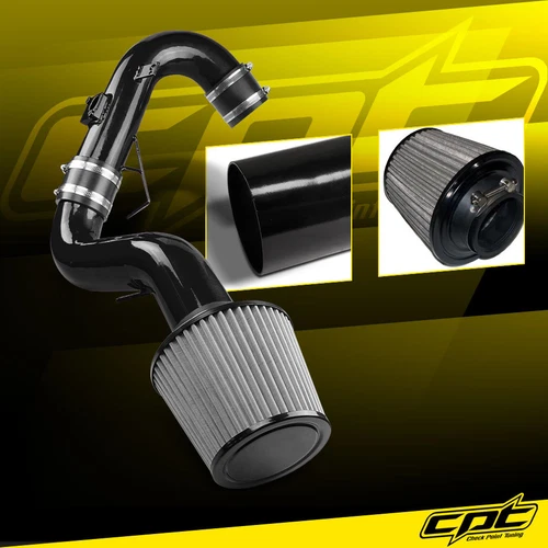 For 11-16 Scion tC 2.5L 4cyl Black Cold Air Intake + Stainless Steel Air Filter