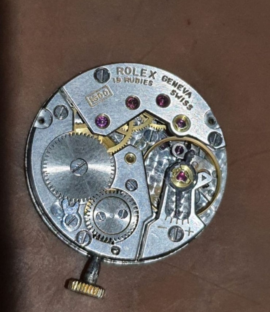 Genuine ROLEX Cellini Manual Winding Movement W Gold