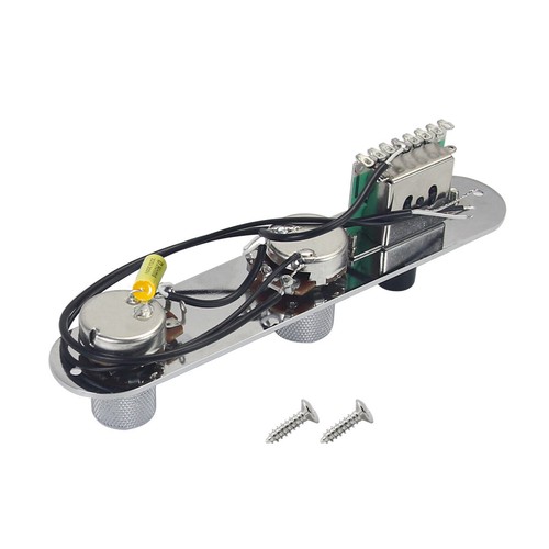 Placa de control de guitarra FLEOR precableada TL metal 3 vías macetas de interruptor perillas para TL - Imagen 14 de 18