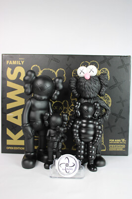 KAWS Family Vinyl Figures Black | eBay
