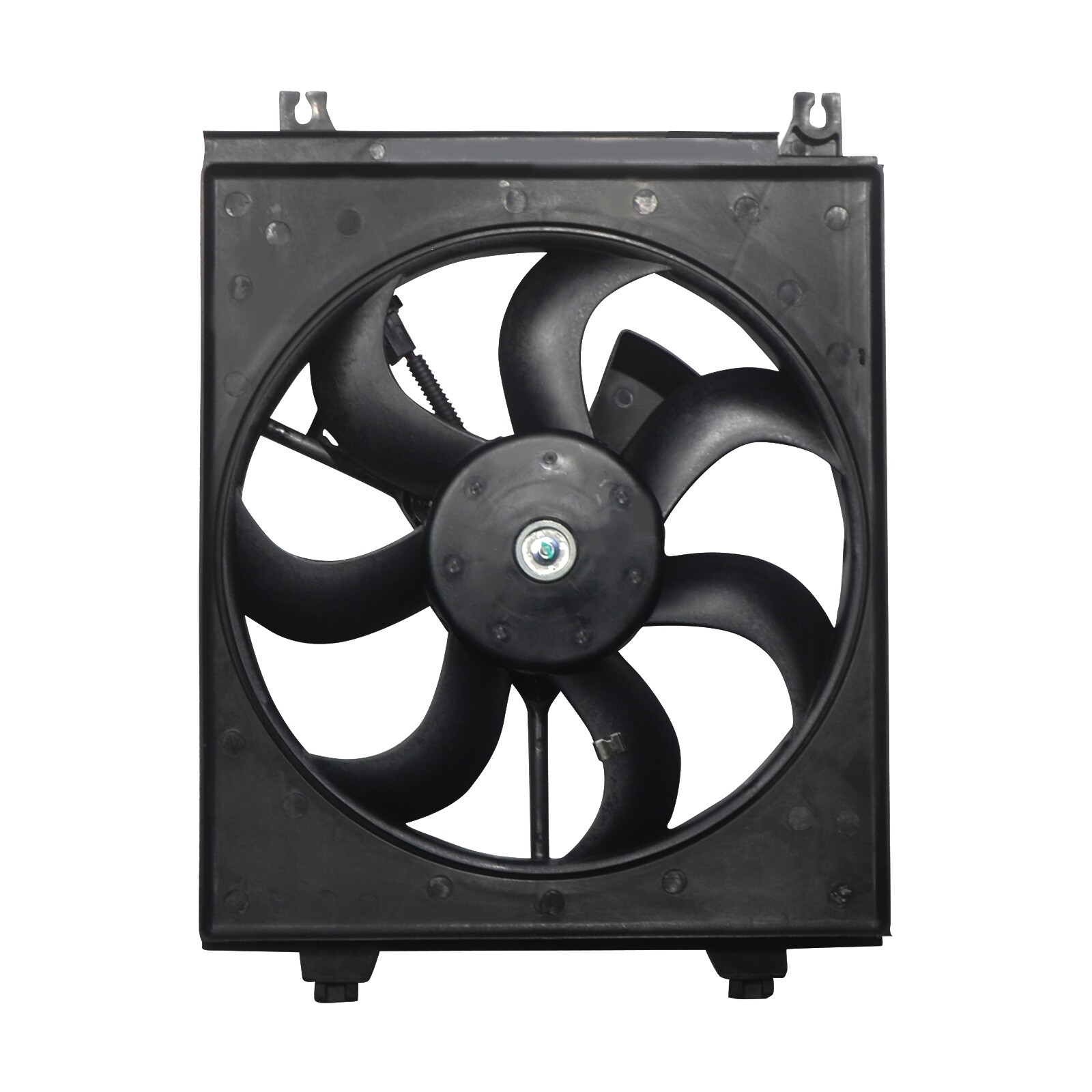 2004-2009 Kia Spectra Radiator Cooling Fan with A/C Condenser Assembly