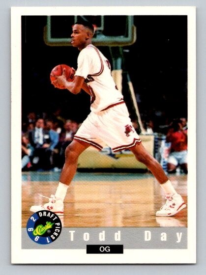 1992 Classic Draft Picks Todd Day #12 Arkansas Razorbacks