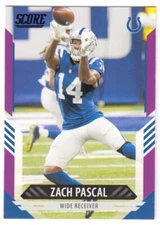 Zach Pascal 2021 Score Purple #166 Colts