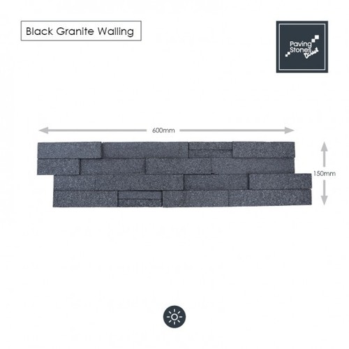 Black-Grey-Brown Natural stone Cladding Sample 100x100 - Picture 12 of 13