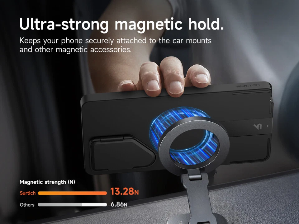 Funda delgada antiarañazos antideslizante SURITCH para Samsung Galaxy S25/Plus/Ultra Foto 3 de 4