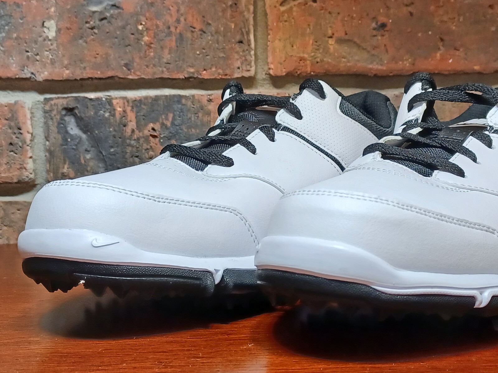 New Nike Durasport 4 Golf Shoes White/Black/Silver 844551100 Men's