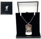 LIVERPOOL FC STAINLESS ENGRAVED DOG TAG & 53cm LONG CHAIN PENDANT NECKLACE LFC