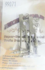 Precision Scale #99071 Globe Valves & Handles 2 Lg. 2 Sm. kit (Large Scale)Brass