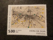 FRANCE 1993, timbre 2835, TABLEAU VIEIRA DA SILVA, PORTUGAL, neuf**, MNH