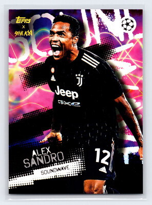 Topps Steve Aoki Football Festival UCL 21/22 Alex Sandro - Juventus