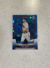 2023 BOWMAN CHROME SAPPHIRE #84- Matt Olson - braves 