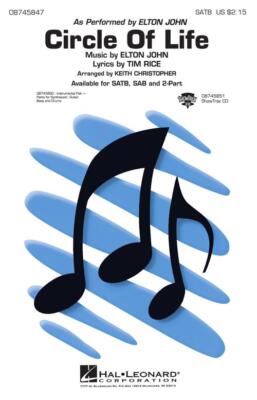 Circle of Life SATB Elton John