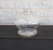 Clear Glass Kerosene Oil Vintage Lamp Base