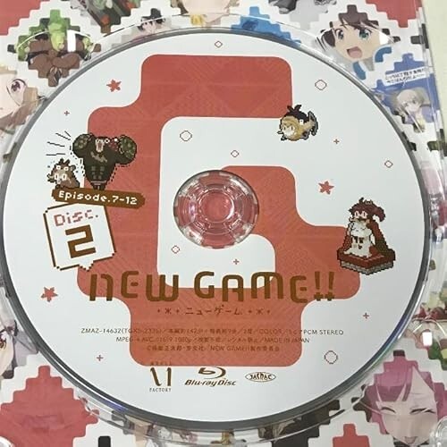 GAME!! Blu-ray BOX Limited Edition Booklet Japan ZMAZ-14632