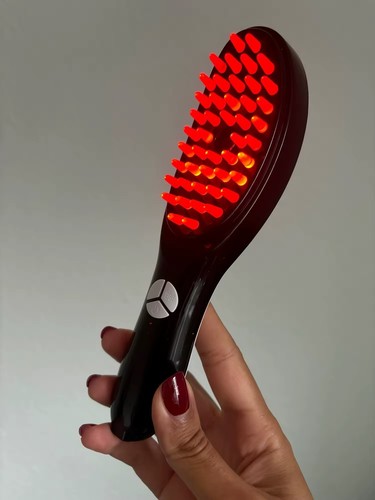 NUEVO Peine de masaje terapia capilar luz roja/azul tratamiento pérdida de cabello crecimiento LED - Imagen 7 de 7