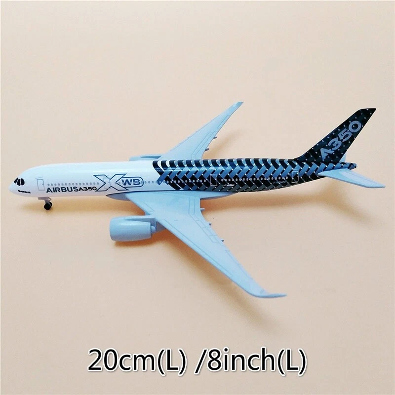 Modelo de avión fundido a presión de aleación 1:350 colección de regalo 20 cm Airbus A350 XWB prototipo Foto 2 de 4