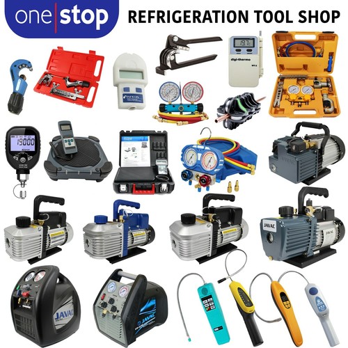 Refrigeration HVAC Tools Vacuum Pump Recovery Unit, Leak Detector