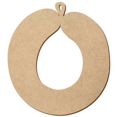 MDF Wurstring - Deko Basteln 5-50 cm
