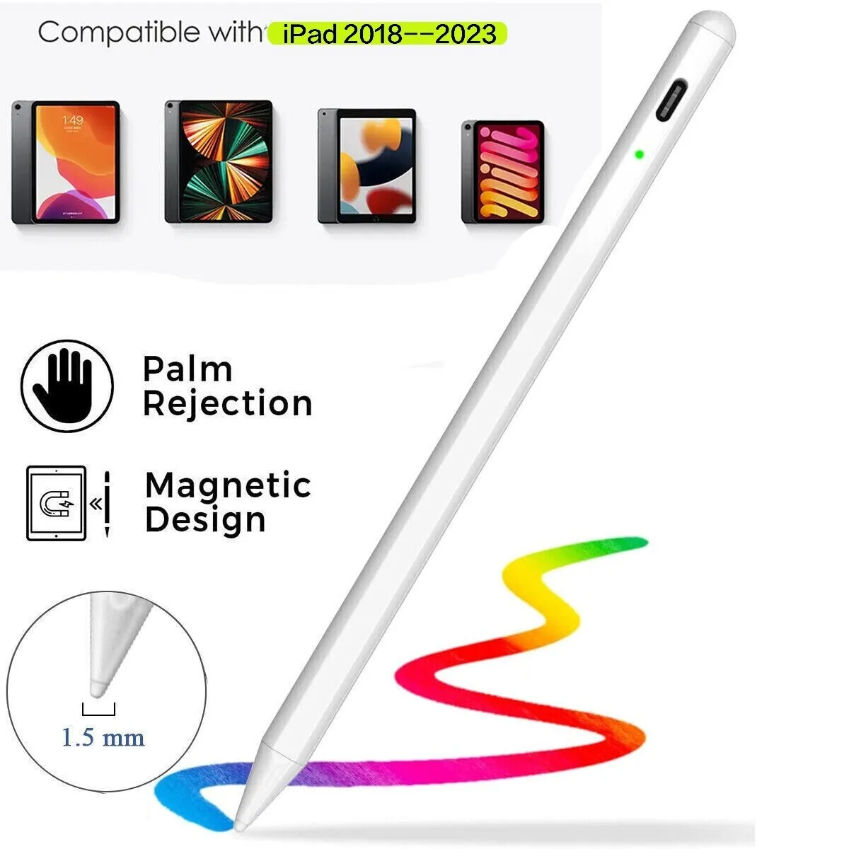 Apple Pencil Pro Stylus For Old Ipad Pen For Old Ipad