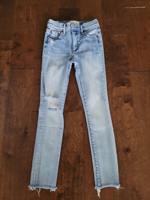 Denim Forum Niko mid rise skinny crop jeans size 23 