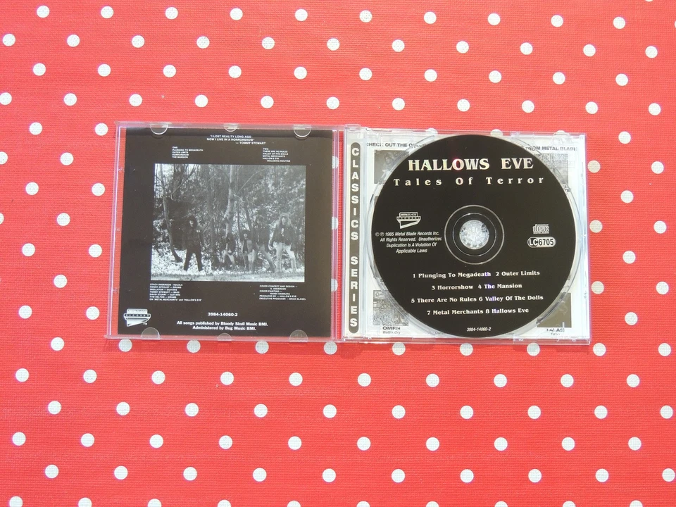Hallows Eve / Tales Of Terror - 8 Tracks CD Album - Limited Edition 1996 - Bild 3 von 4