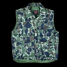 VTG Aspen Camo Vest Men XLT Camouflage Insulated Tactical Hunting Hunting Puffer