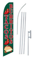 Tacos Burritos Swooper Flag Bundle
