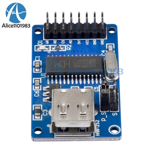 CH376S U Disk Read Write Module For USB Control Transfer 6MHz Arduino - 第 3/9 張圖片