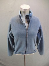 REI Size XS Womens Gray Full Zip Stand Collar Pocket Fleece Athletic Jacket 176
