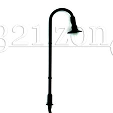10 Stk Lampen Laternen Spur H0 Laterne 1:87 Modellbau Laterne aus Metall 7cm 12V